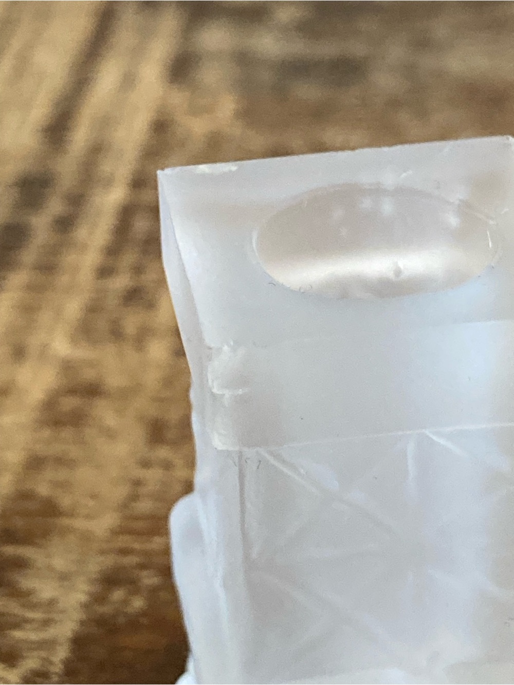 Frosted Glass Chimney (??) 1 3/4” Tall - Picture 9 of 11